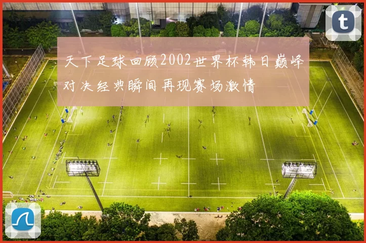 天下足球回顾2002世界杯韩日巅峰对决经典瞬间再现赛场激情